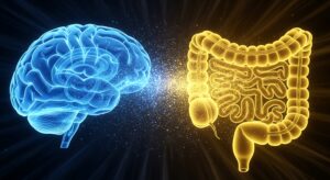 Gut-brain connection, gut and brain serotonin, gut health and serotonin, gut health influences sleep