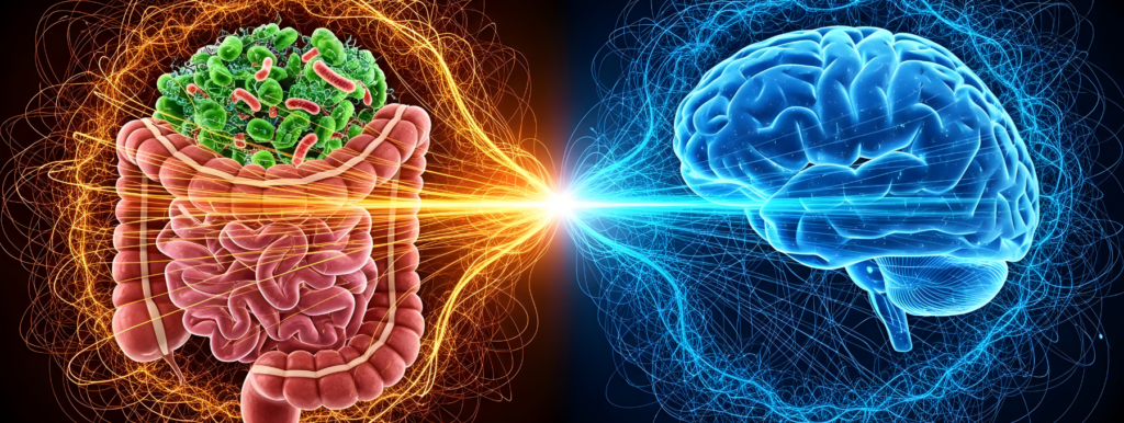 Gut serotonin, gut serotonin and the brain, gut serotonin and gut-brain axis