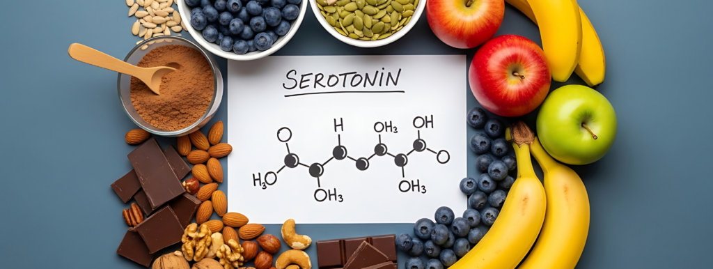 Serotonin und Ernährung, Ernährung und Serotonin, Serotonin-Diät, Lebensmittel für Serotonin, Serotonin-Lebensmittel
