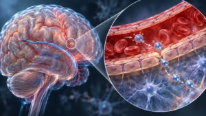 Serotonin und Blut-Hirn-Schranke, Serotonin und BHS, Serotonin und Gehirn